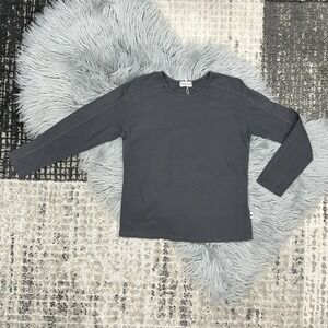 My Little Cozmo Youth Organic Basic‎ Charcoal Long Sleeve Size 8Y NWT